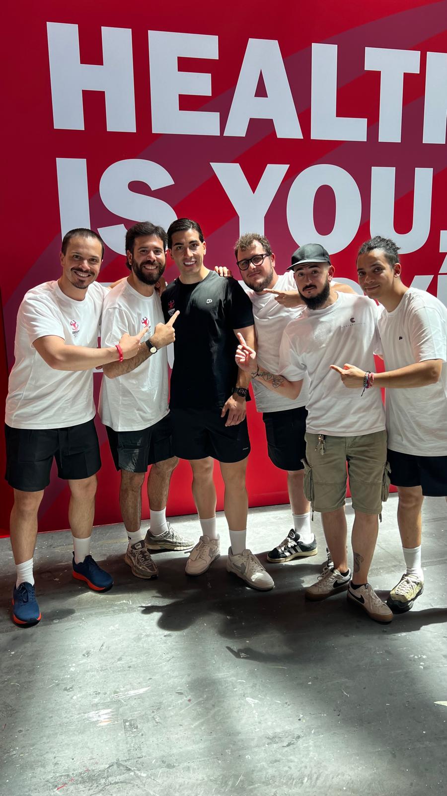 Il team Chupito sul set