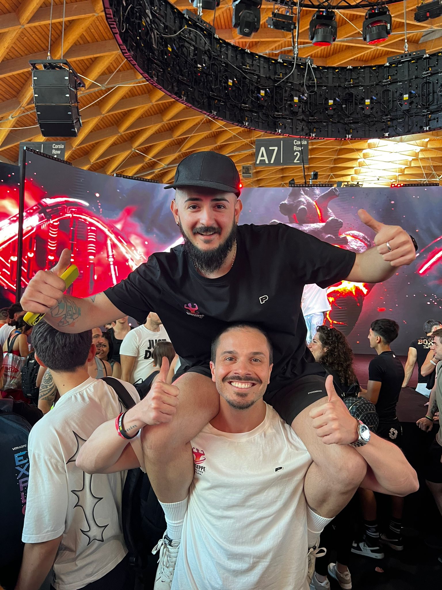 Il team Chupito sul set